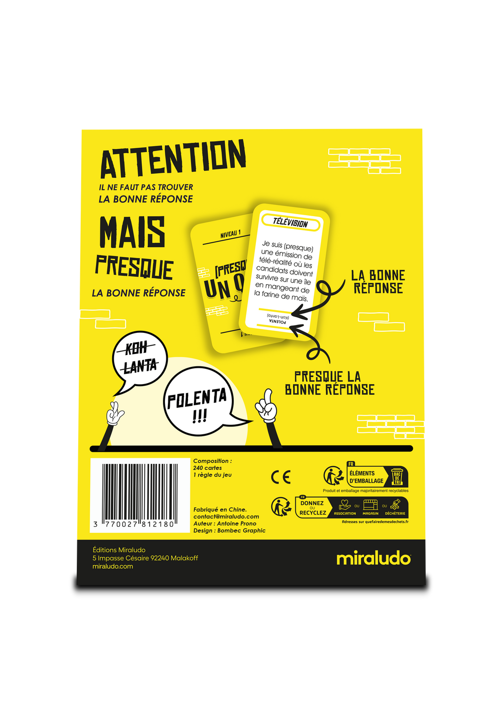 Presque un quiz, le jeu de société de culture et humour