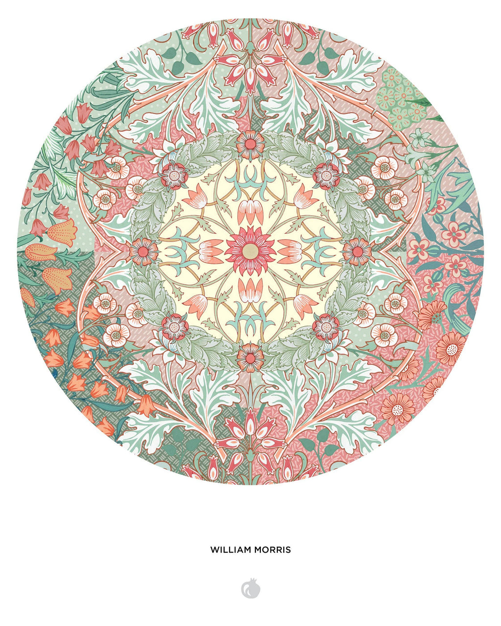 Puzzle circulaire de 500 pièces William Morris