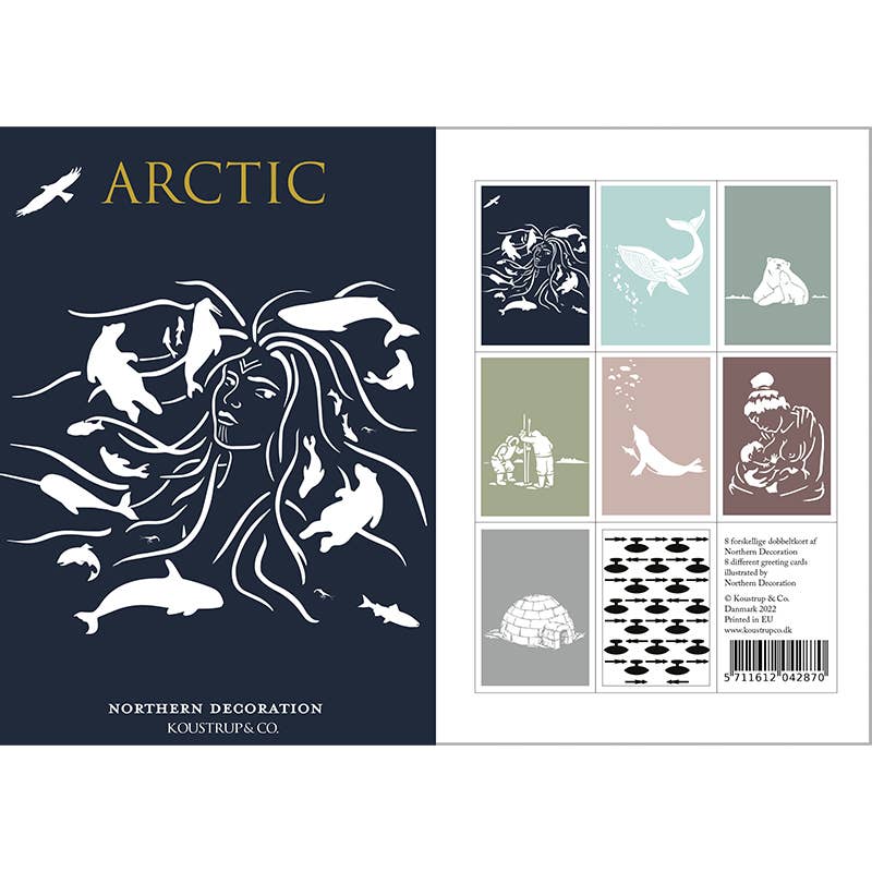 Porte-cartes Arctic - motifs du Grand Nord - fabriqué en Europe