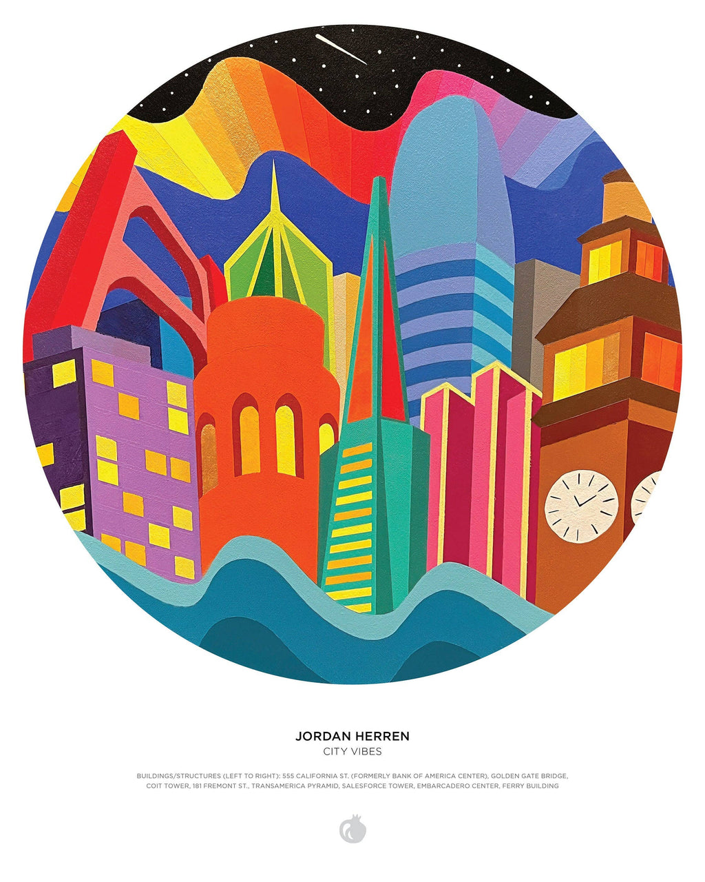 Jordan Herren : Puzzle circulaire de 500 pièces City Vibes