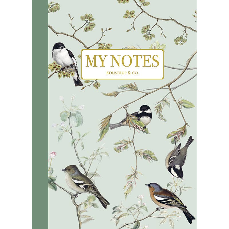 Carnet « Garden Birds » - Fabriqué au Danemark