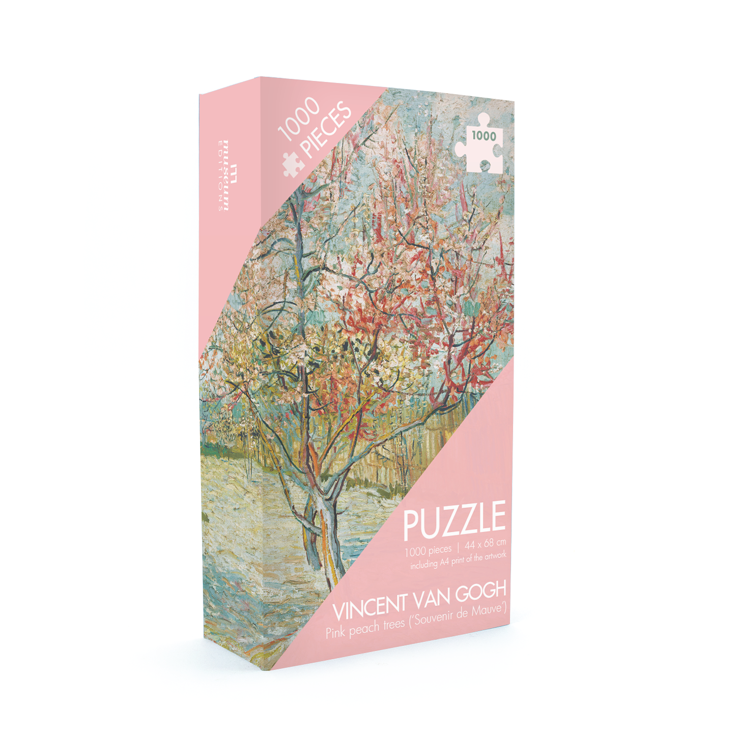 Puzzle de 1000 pièces Van Gogh, Fleurs de pêche, souvenir