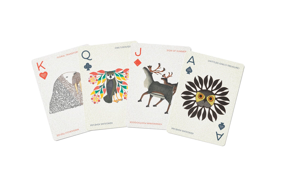Cartes à jouer d'art inuit