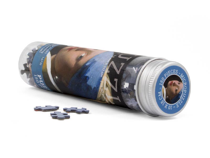 Micro puzzle, 150 pièces, Vermeer, La Jeune Fille à la perle