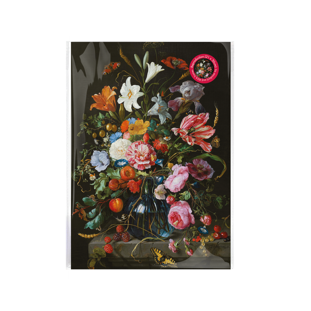 Affiche d'art A4 – Vase avec des fleurs, De Heem