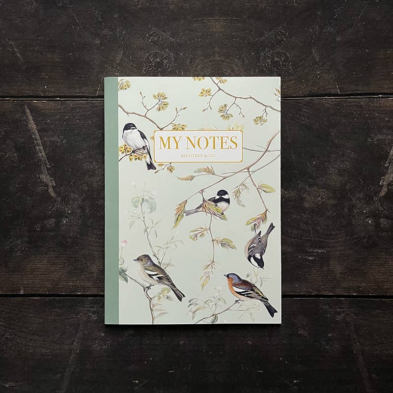 Carnet « Garden Birds » - Fabriqué au Danemark