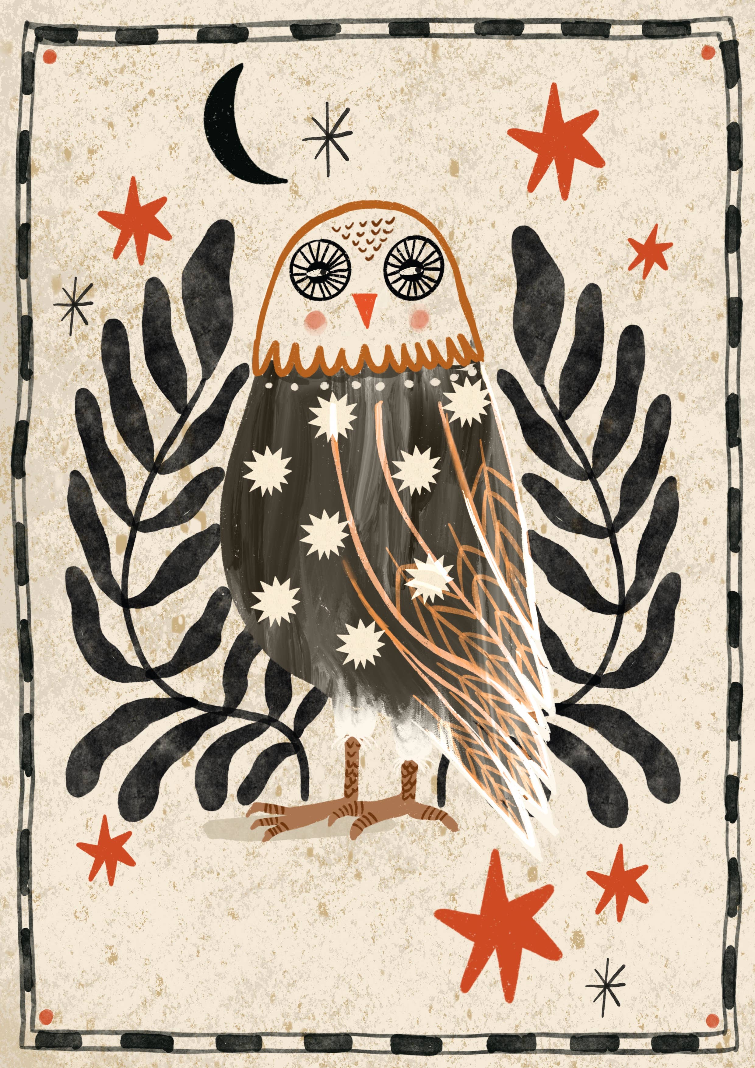 Hibou folklorique