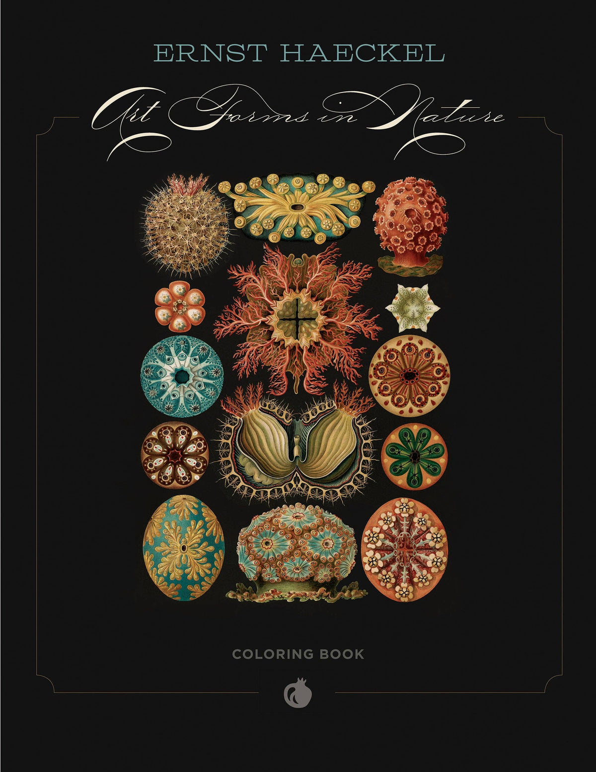 Livre de coloriage Ernst Haeckel : Les formes d'art dans la nature