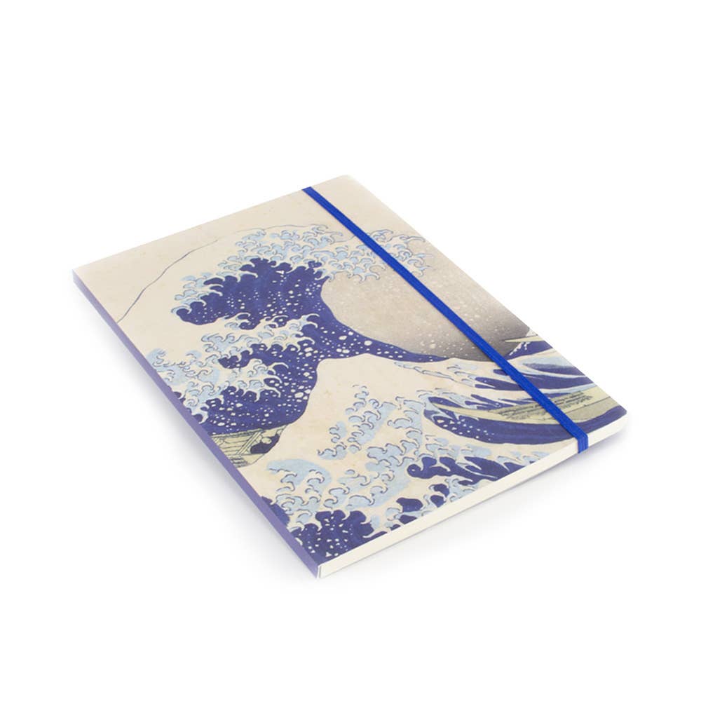 Cahier A5 couverture souple La Grande Vague de Hokusai