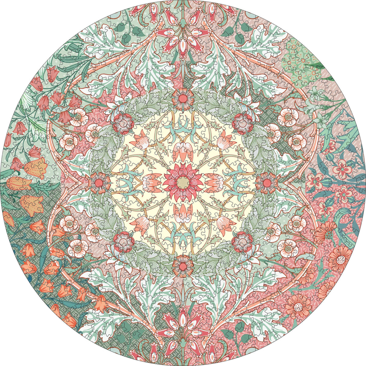 Puzzle circulaire de 500 pièces William Morris