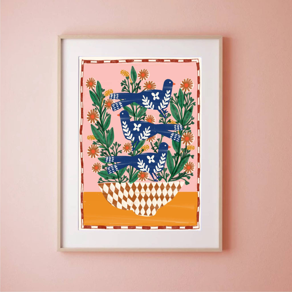 Folk Birds & Flowers