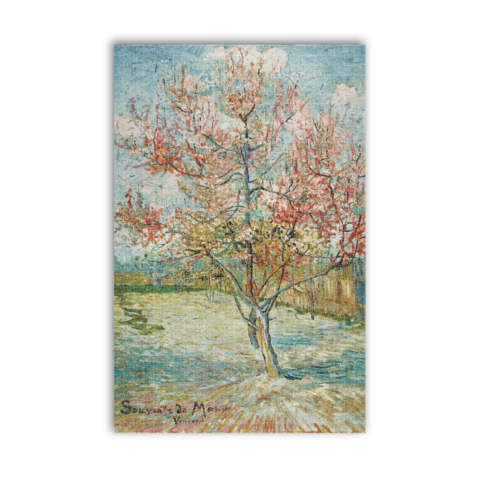 Puzzle de 1000 pièces Van Gogh, Fleurs de pêche, souvenir