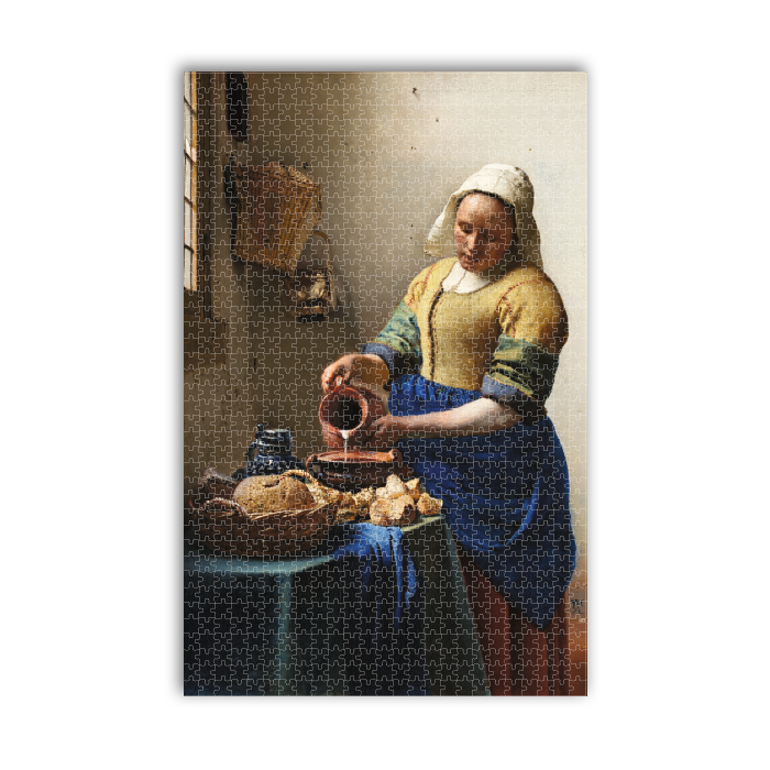 Puzzle 1000 pièces Vermeer La Laitière