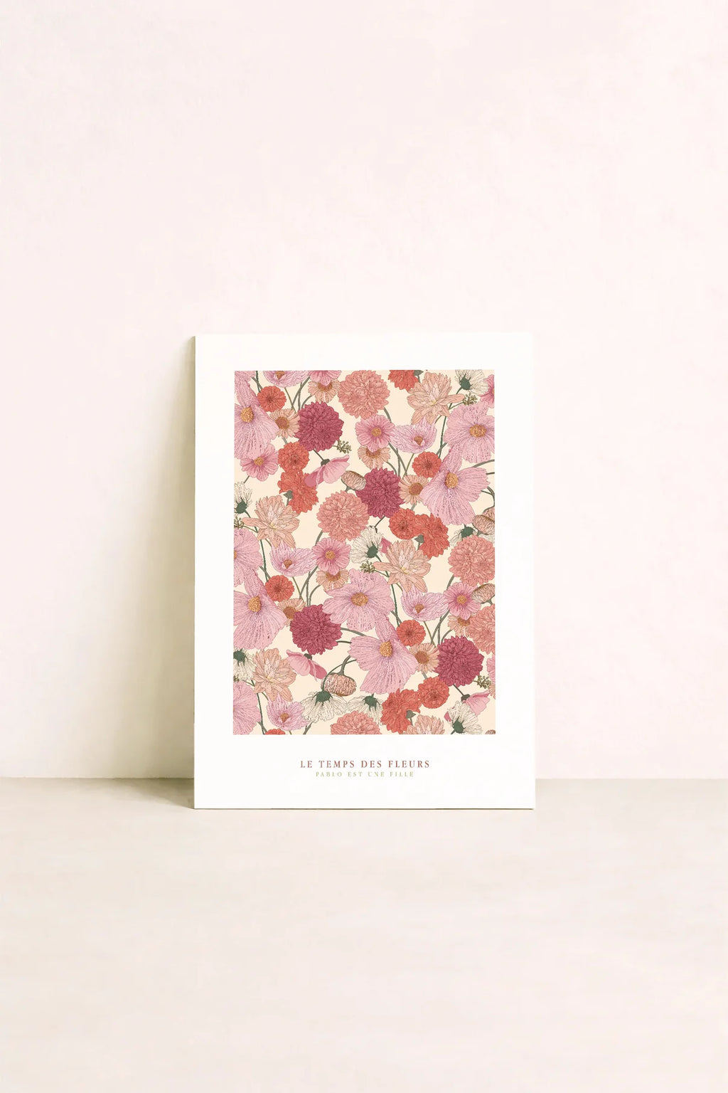 Le Temps des Fleurs - Affiche 20x30