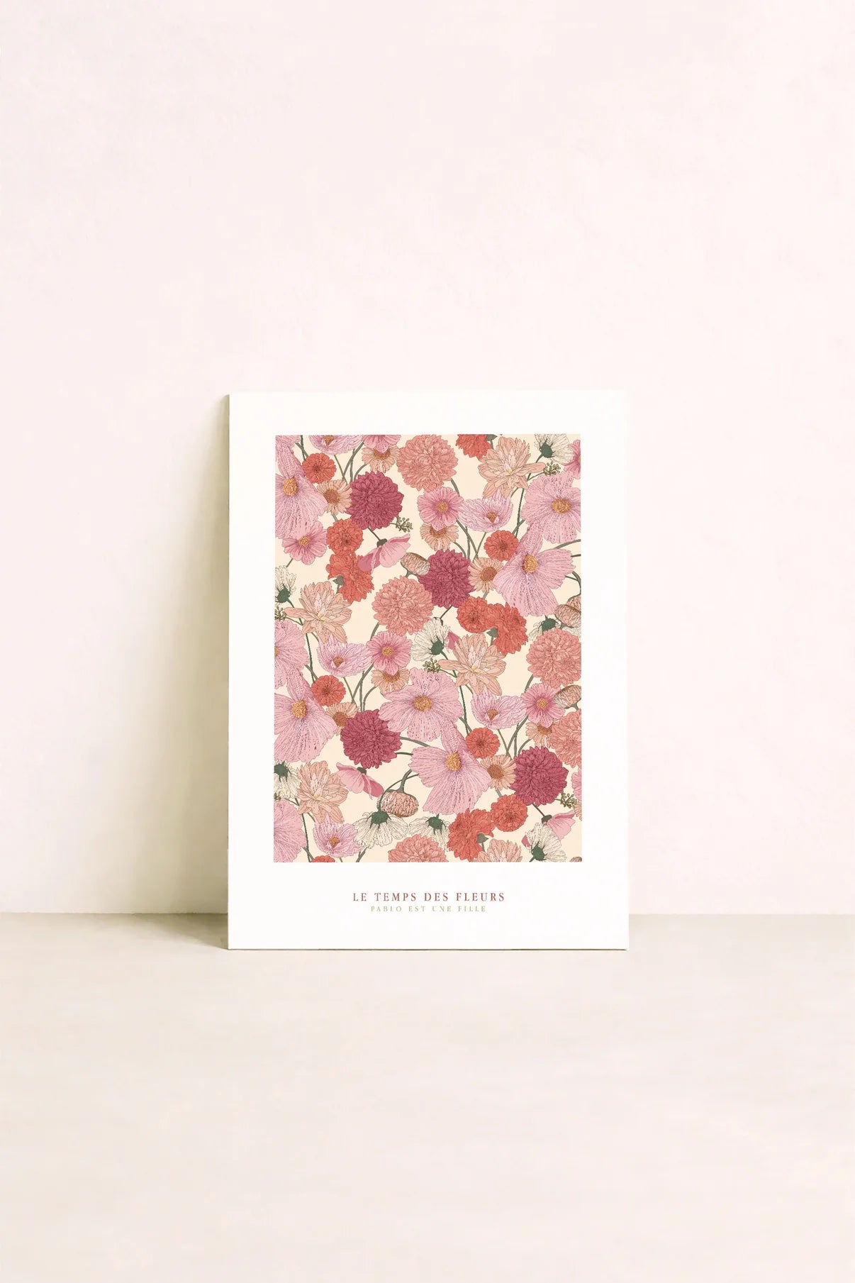 Le Temps des Fleurs - Affiche 20x30