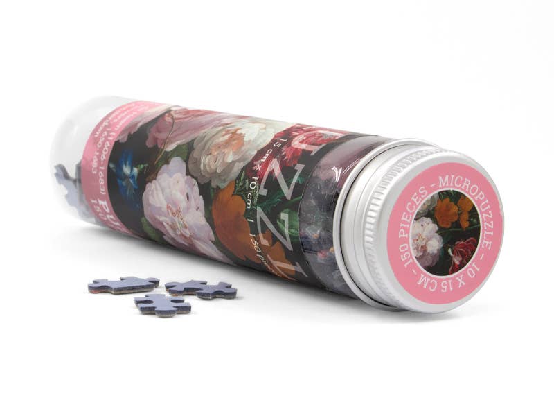 Micro puzzle, 150 pièces, Nature morte de fleurs, De Heem