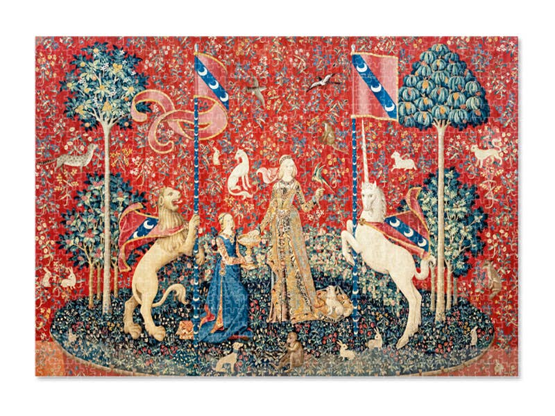 Puzzle, 1000 pièces, Tapisserie Dame à la Licorne