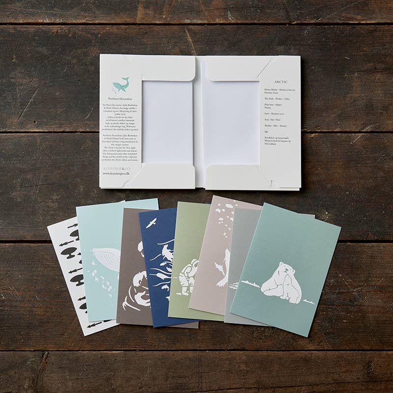 Porte-cartes Arctic - motifs du Grand Nord - fabriqué en Europe