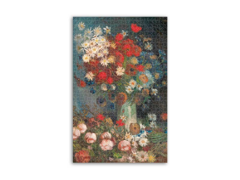 Puzzle artistique 1000 pièces - Vase aux fleurs de Vincent van Gogh