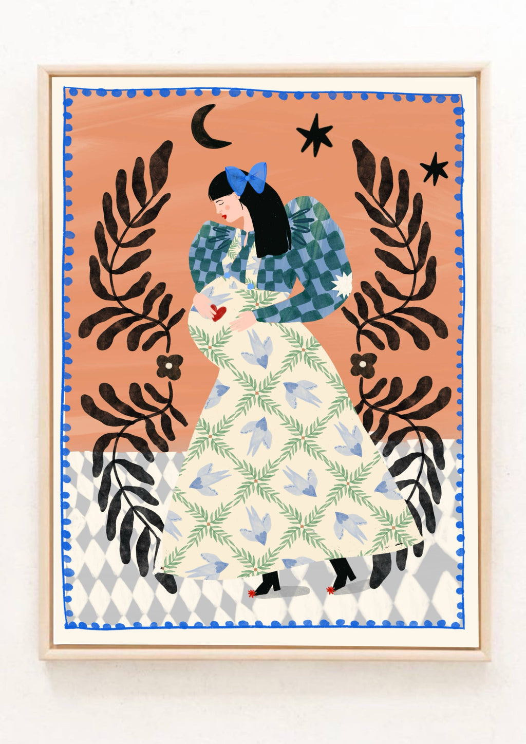 Femme enceinte folklorique