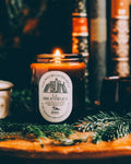 Bougie naturelle « La bibliothèque »  - parfum accord cuiré