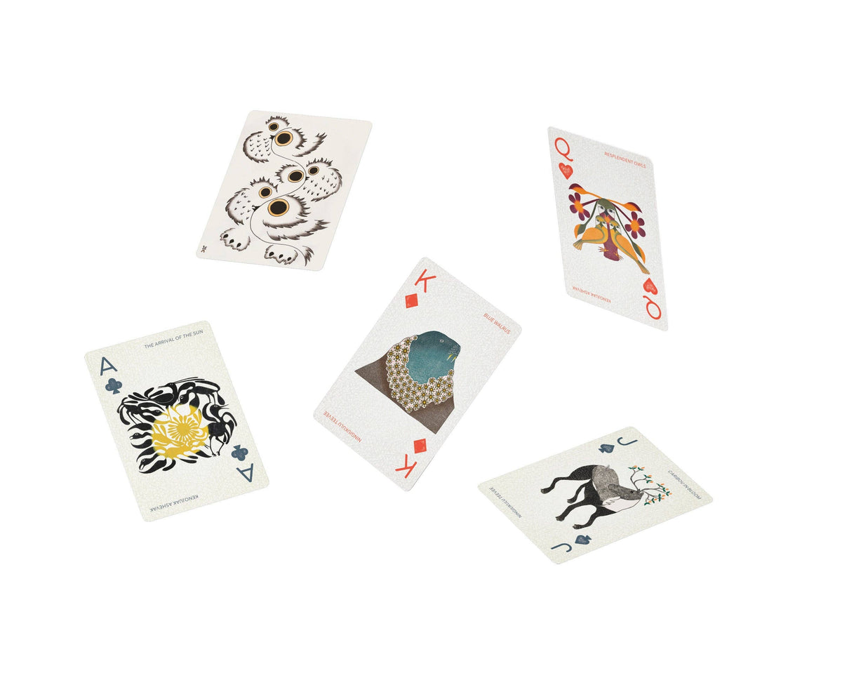 Cartes à jouer d'art inuit