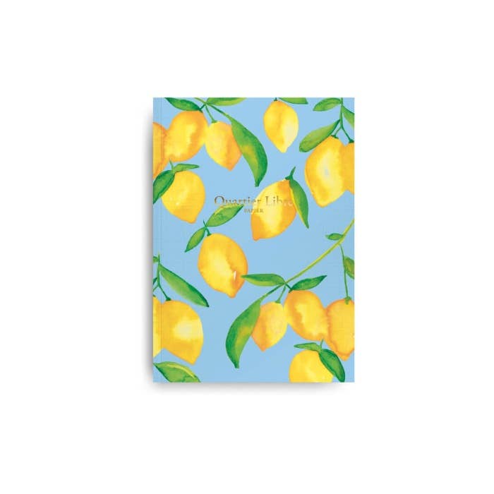 Petit carnet Citrons Quartier Libre