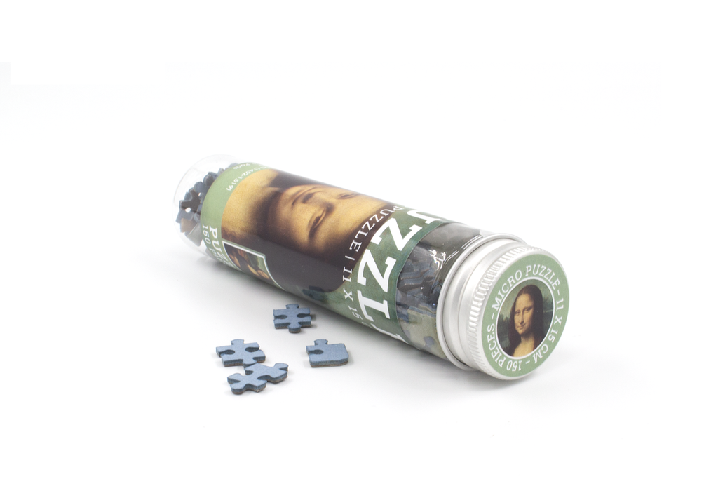 Micro puzzle, 150 pièces, Mona Lisa, Da Vinci