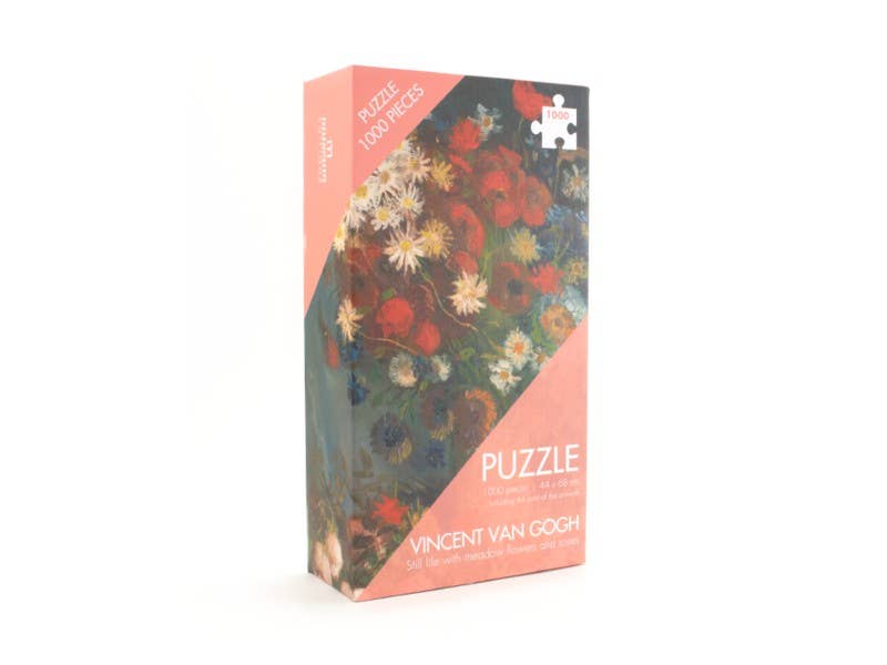 Puzzle artistique 1000 pièces - Vase aux fleurs de Vincent van Gogh