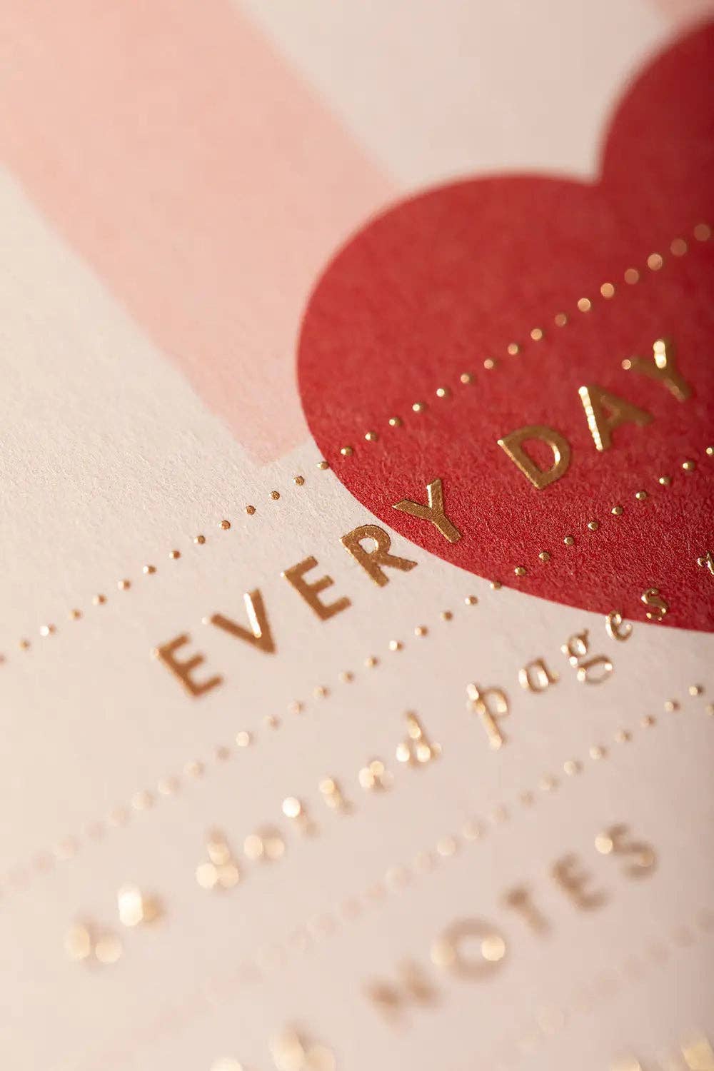 Carnet A5 à rayures roses
