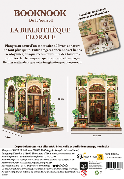 BOOKNOOK -LA BIBLIOTHEQUE FLORALE