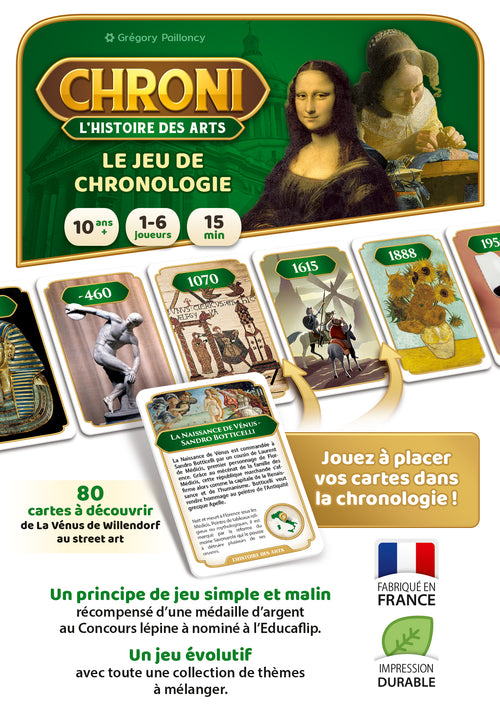 CHRONI - L'HISTOIRE DES ARTS