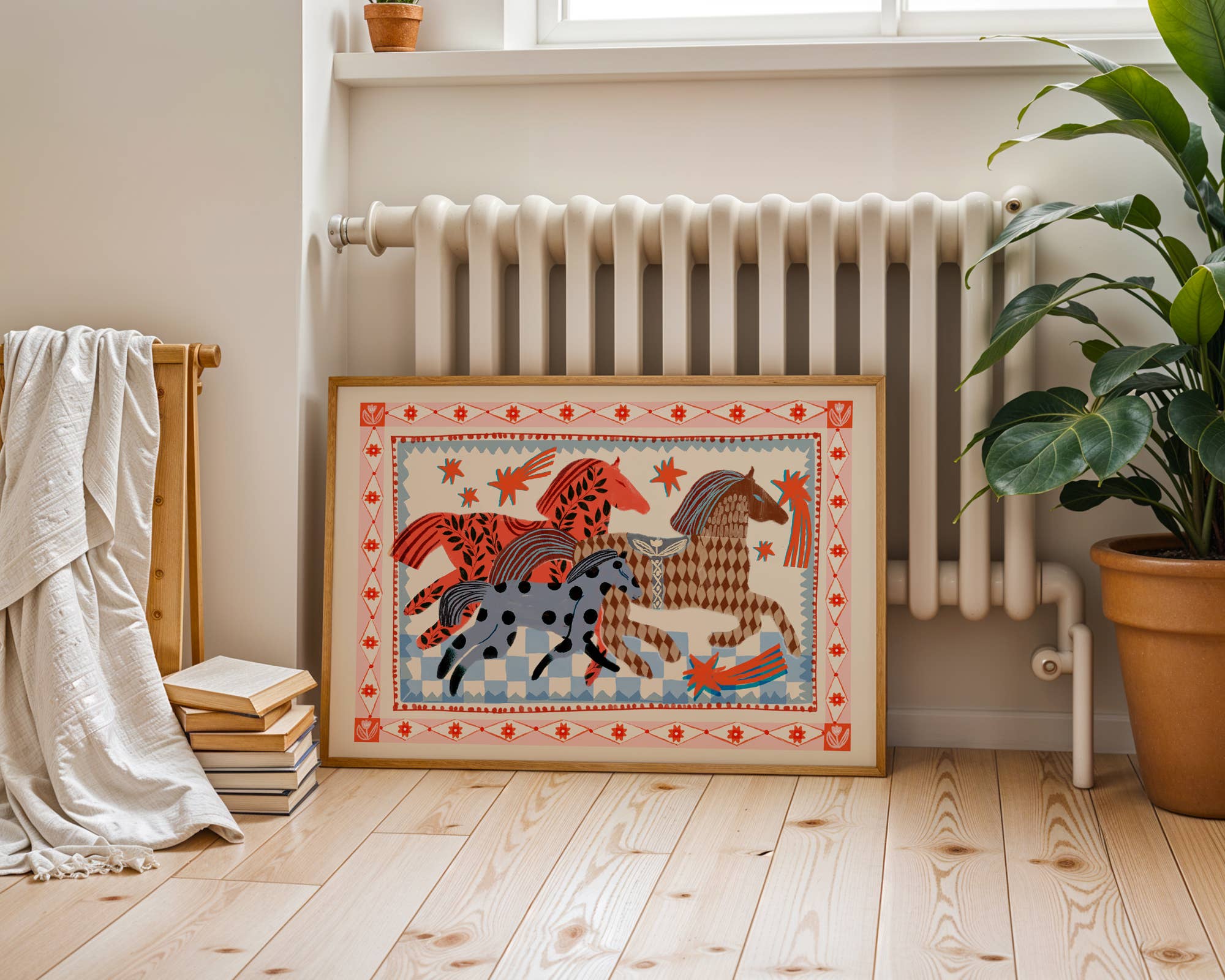 Folk Horses Running