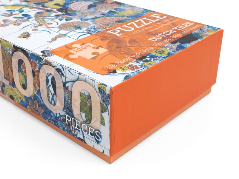 Puzzle, 1000 pièces, Vase polychrome de Delft