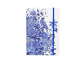 Carnet souple A5, oiseaux bleus Delft