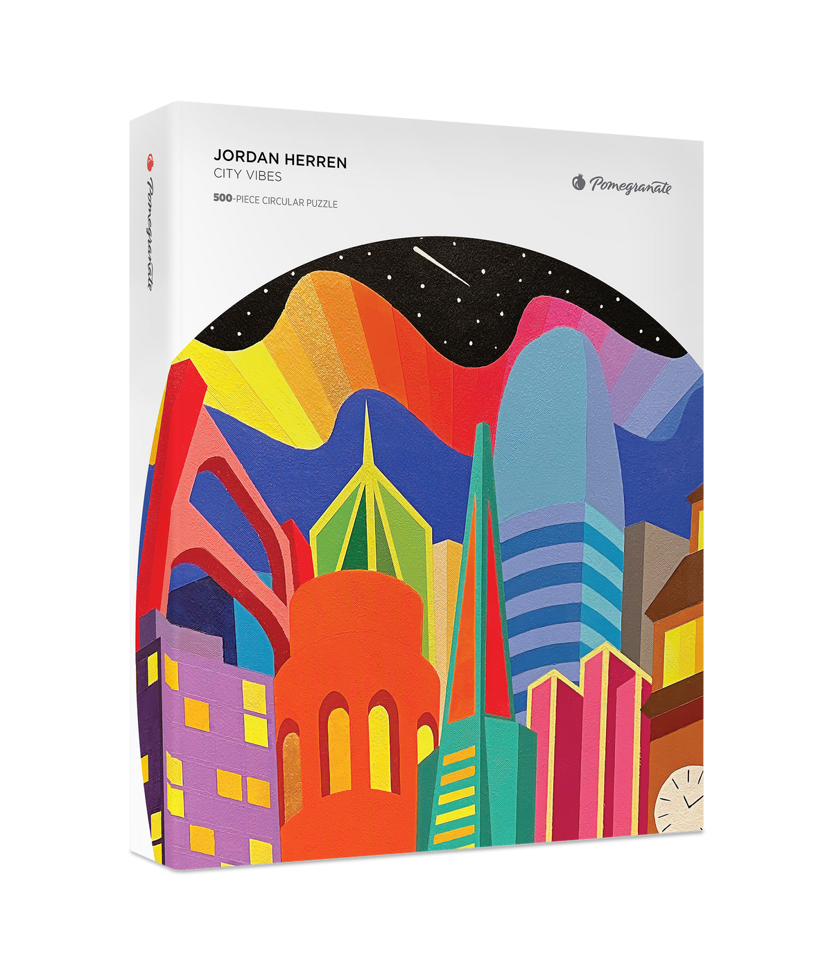 Jordan Herren : Puzzle circulaire de 500 pièces City Vibes