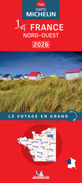 Carte Nationale France Nord-Ouest 2026