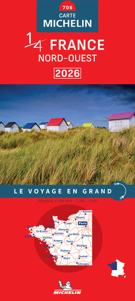 Carte Nationale France Nord-Ouest 2026