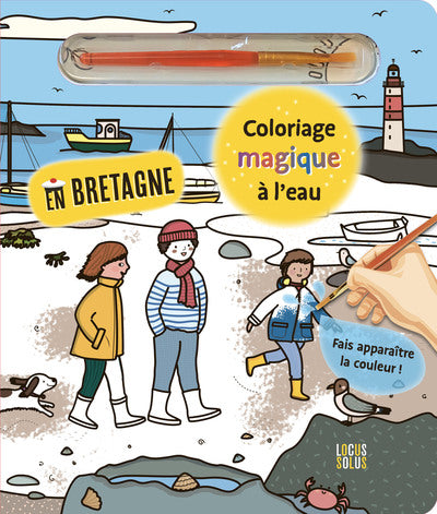 Coloriage magique à l'eau Bretagne