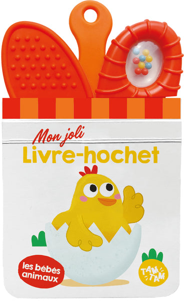 Les bébés animaux - Mon joli livre-hochet