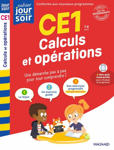 Calculs et opérations CE1 - Cahier Jour Soir