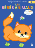 Mon premier bloc à colorier - Les bébés animaux