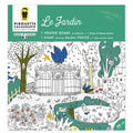 Poster géant à colorier Pirouette Cacahouète " Le Jardin "