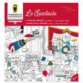 Poster géant à colorier Pirouette Cacahouète " Le Spectacle "