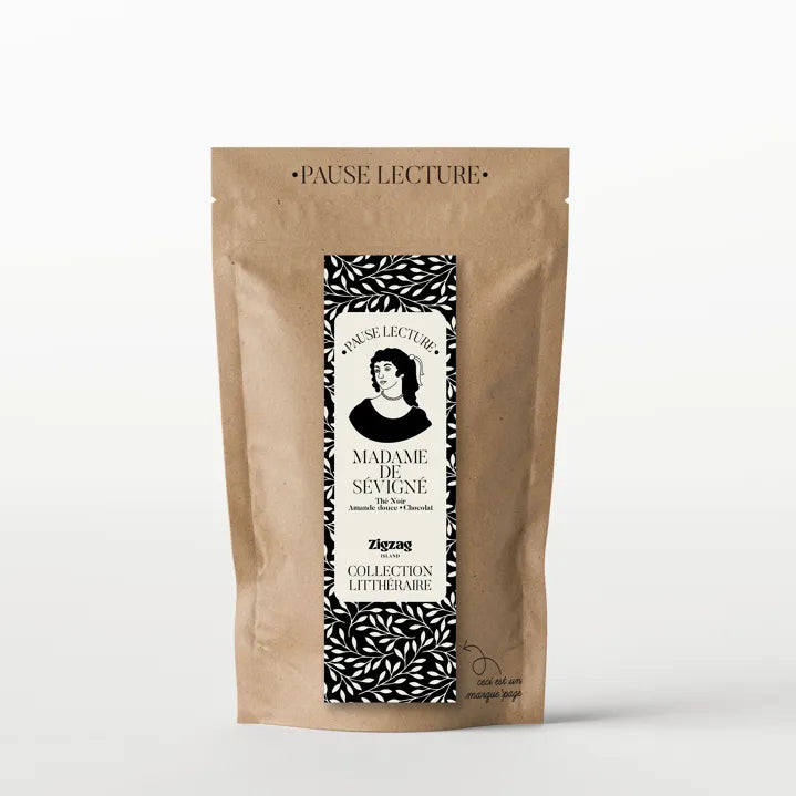 Thé noir & son marque-page « Madame de Sévigné » saveur amande chocolat - 80g